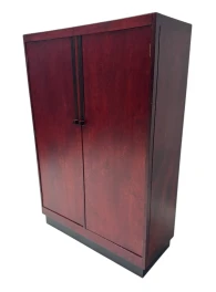 Art Deco Modernist Armoire by A.H. Jansen for L.O.V. Oosterbeek, 1920s